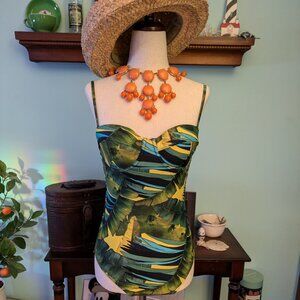 NWT J. Crew Collection Jungle Print One-Piece Swimsuit